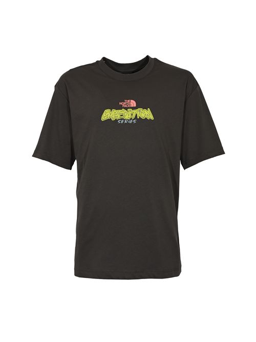 T-shirt oversize Expedition Celebration in cotone Antracite The North Face | NF0A8E3CRHI1